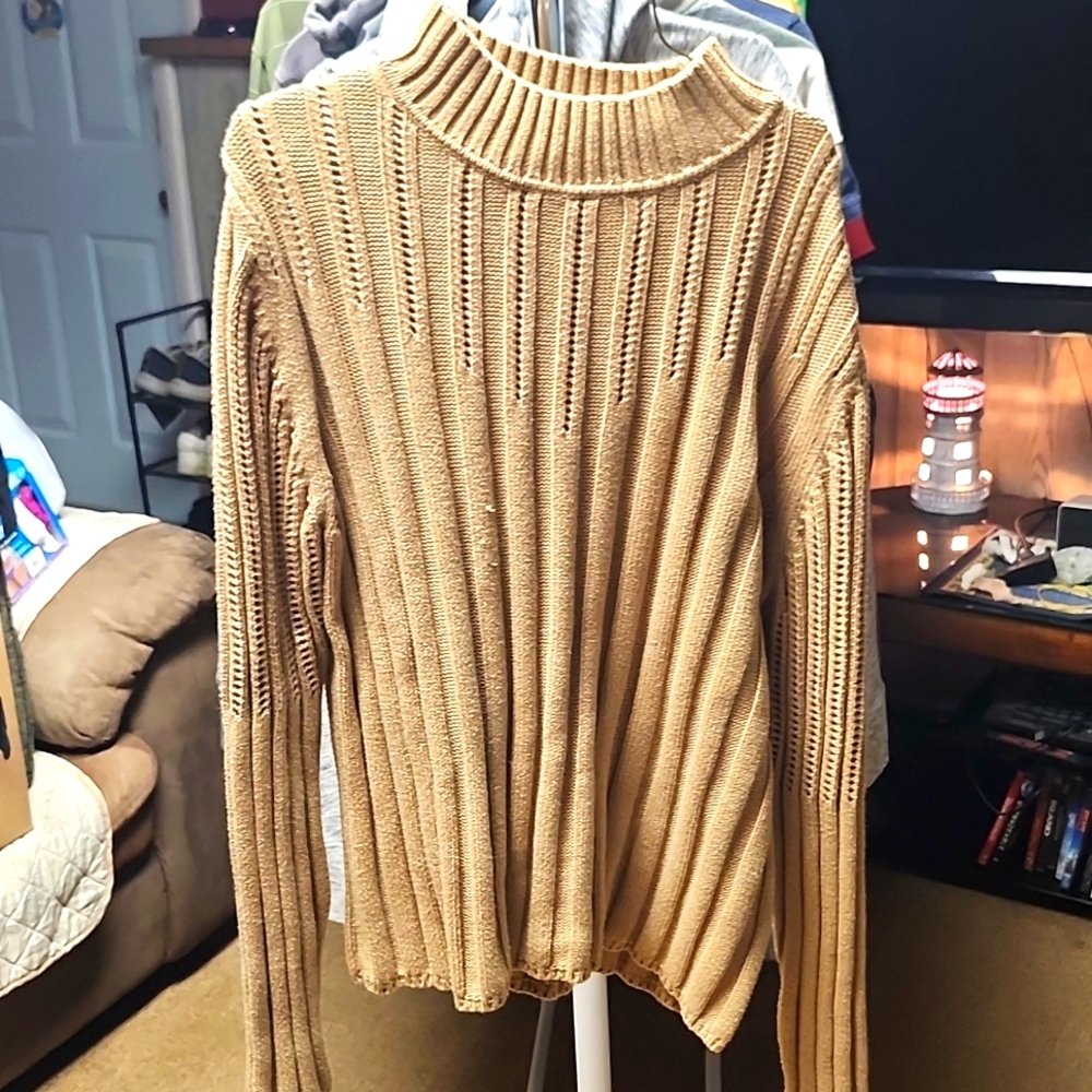 Tan sweater XL long sleeve